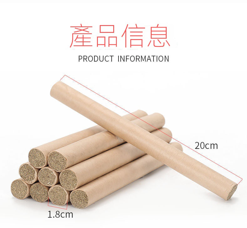 【現在下單就送木質香座】蚊蟲克星，純天然艾草襲作,淨化空氣，無毒無害,有效驅蚊,綠色安全,有了它内三年沒有蚊子！